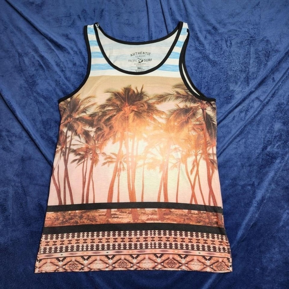 Pacific‎ Surf Hawaiian tropical tank topUnisex small